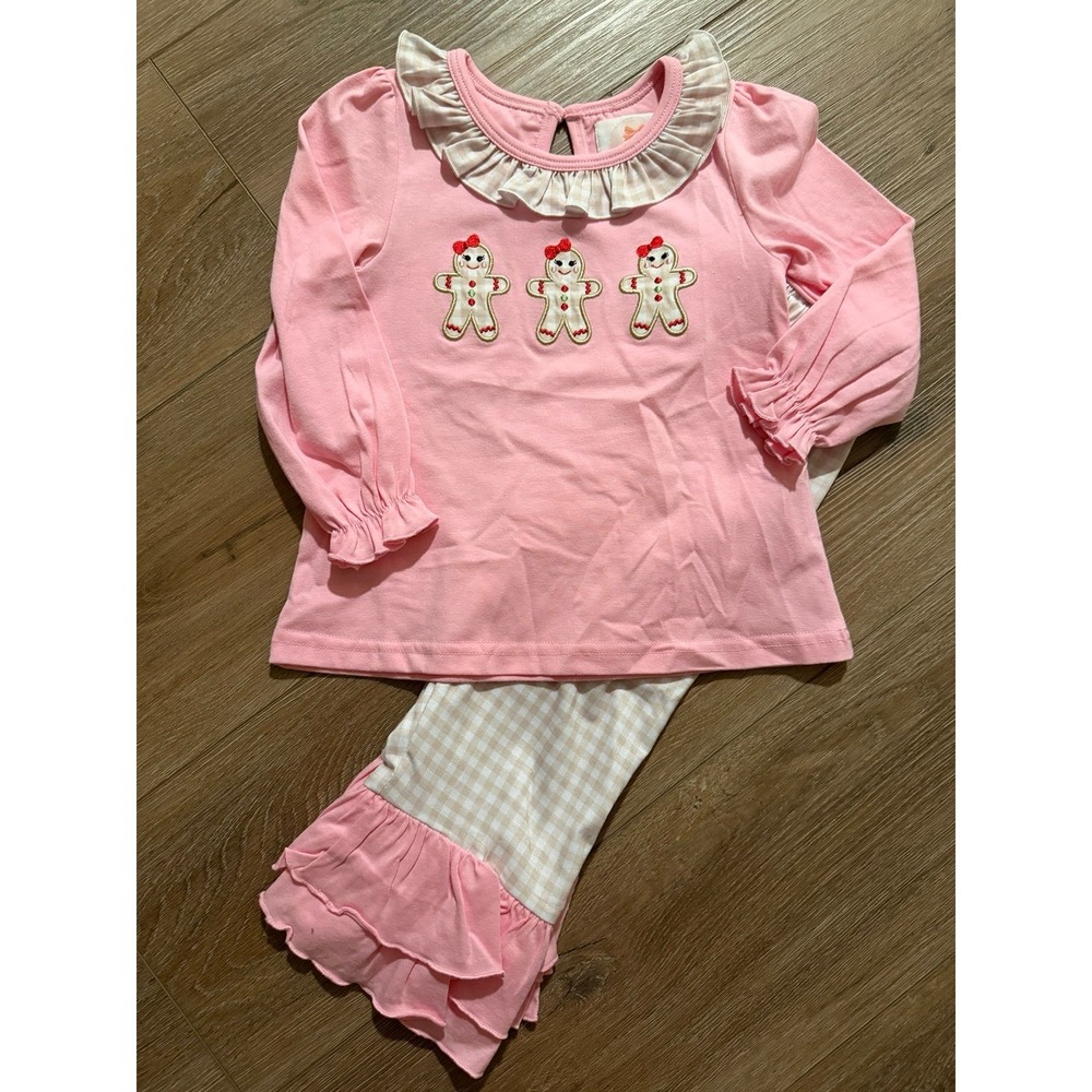 Brynn and Bradley 18/24m NWOT Knit Gingerbread Pants Set